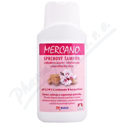 MERCO Mercano sprchový šampon 5% ichthyol 250ml