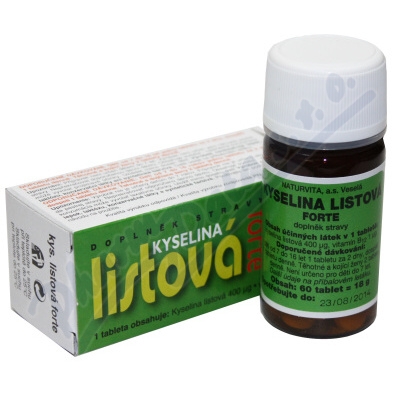 NATURVITA Kyselina listová Forte tbl.60