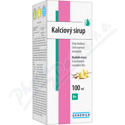 Kalciový sirup Generica 100ml