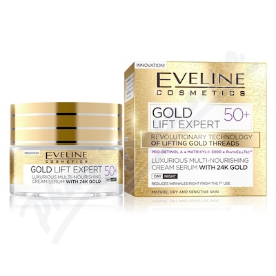 EVELINE GOLD LIFT Expert Denní/Noční krém 50+ 50ml