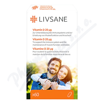 LIVSANE Vitamin D vysoká dávka 60ks