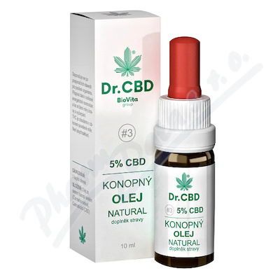 Dr.CBD 5% CBD konopný olej 10 ml