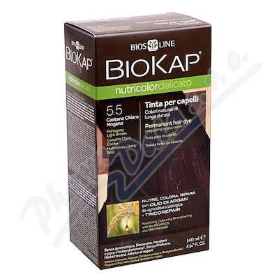 BIOKAP Barva na vlasy 5.50 Hnědá sv.mahagon 140ml