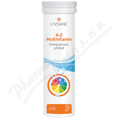 LIVSANE Šumivé tablety CZ A-Z multivitamin 15ks