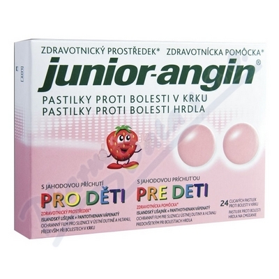 Junior-angin pastilky pro děti 24ks