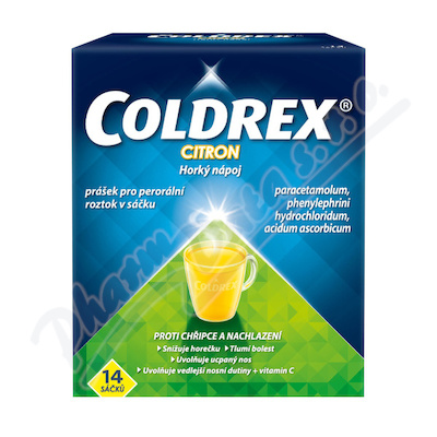 Coldrex Horký nápoj Citron 750/10/60mg scc.14 II