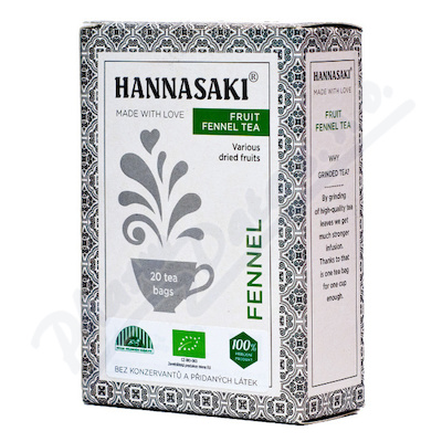 HANNASAKI Fruit Fennel Tea Bio 20 sáčků