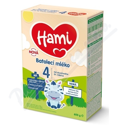 Hami 4 batolecí mléko 600g