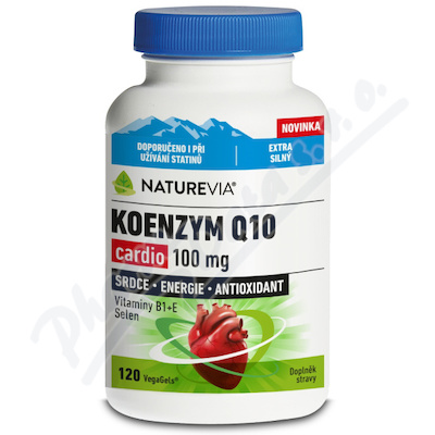 NatureVia Koenzym Q10 Cardio 100mg cps.120