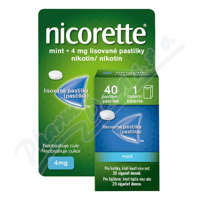 Nicorette Mint 4mg pas.cmp.40