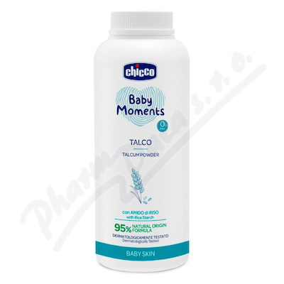 CHICCO Baby Moments Pudr s rýžovým škrobem 150g