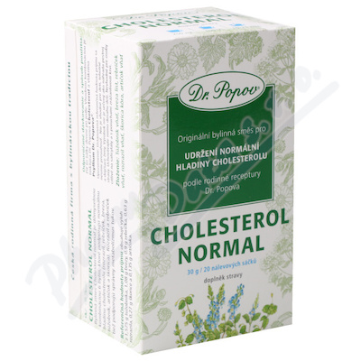 Dr.Popov Čaj Cholesterol normal 20x1.5g