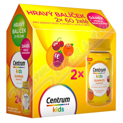 Centrum Kids Gummies multifruit 2x60ks dárk.balení