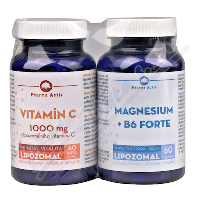 Lipozomal Vit.C 1000mg cps.60+Magnesium+B6 tob.60