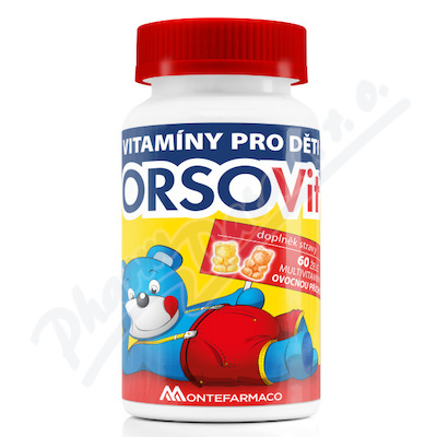 ORSOVit multivitamíny s ovocnou příchutí 60ks