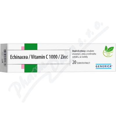 Echinacea/Vitamin C 1000/Zinc Generica eff.tbl.20