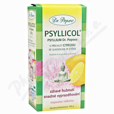 Dr.Popov Psyllicol příchuť citron 100g