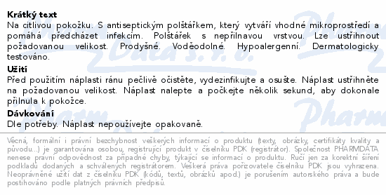 LIVSANE Náplast na citlivou pokožku 1mx6cm