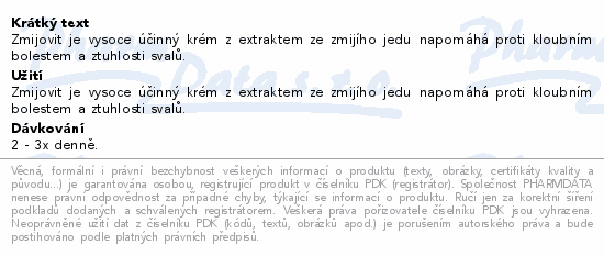 ELIXIR Zmijovit krém.balzám se zmijím jedem 75ml