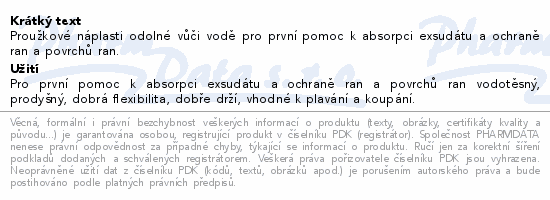 Náplast Curaplast voděodolná mix 20ks