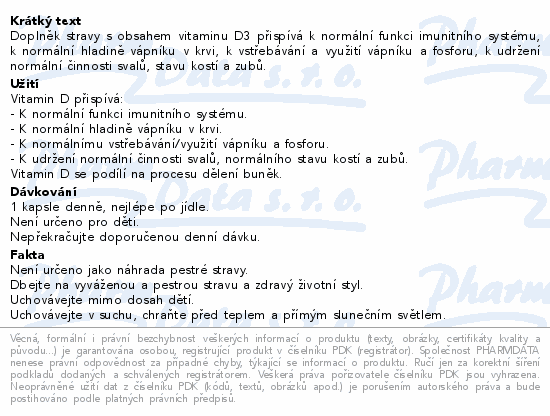 Anixi vitamin D3 4000IU cps.60