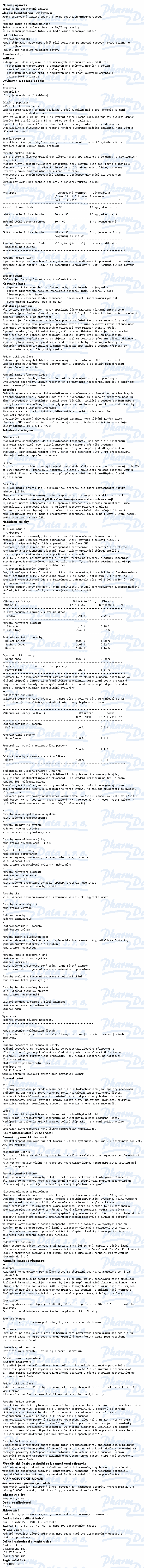 Zodac 10mg tbl.flm.40